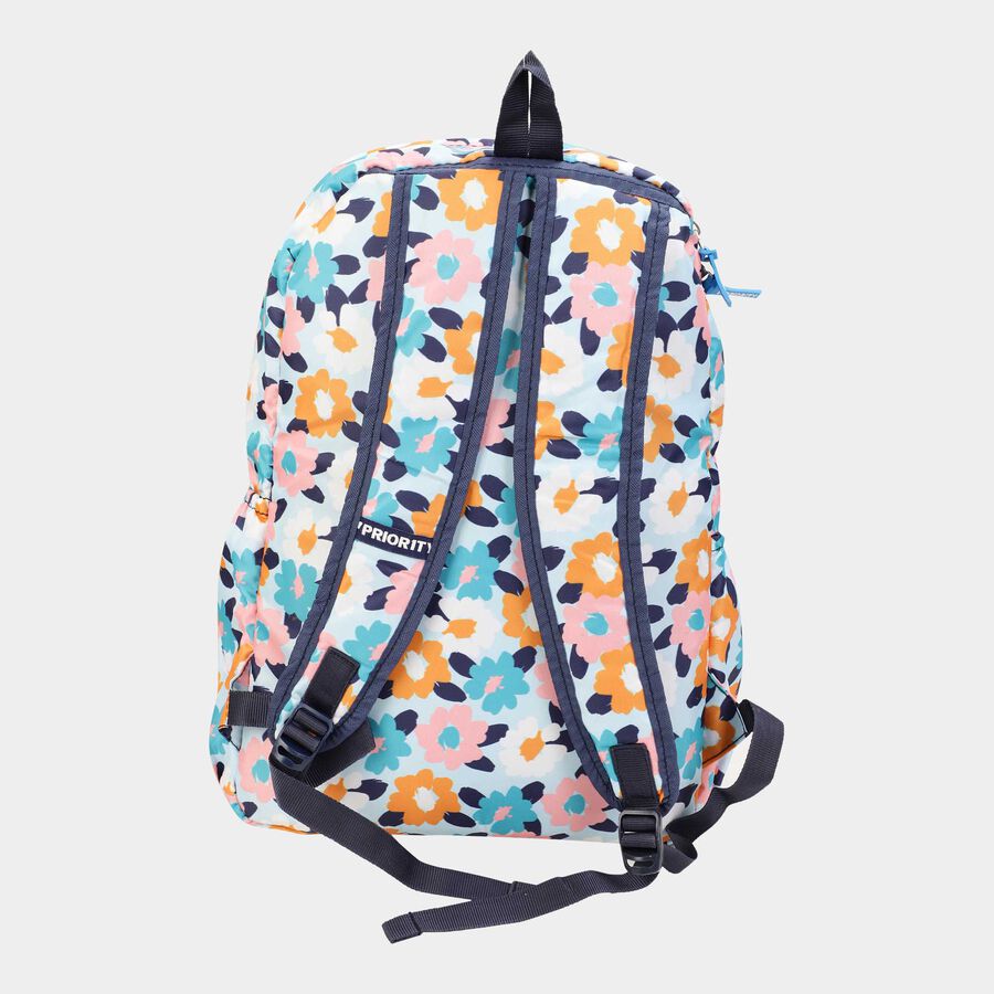 Women's Printed Fabric Backpack, , large image number null