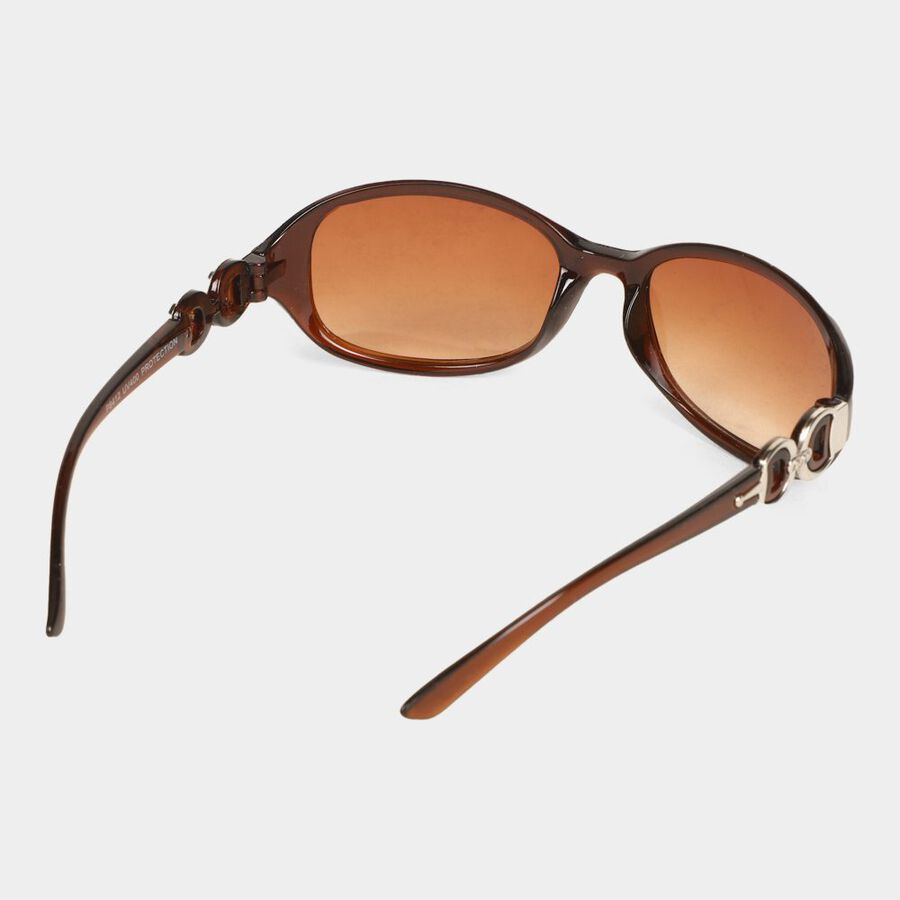 Women's Plastic Gradient Oval Sunglasses, , large image number null