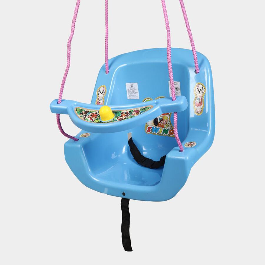 Blue Plastic Baby Swing, , large image number null