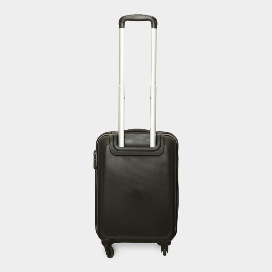 4-Wheel Black Polycarbonate Hard Case Trolley, Small, , large image number null