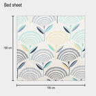 120 GSM Off White Microfiber Double Bedsheet, , small image number null