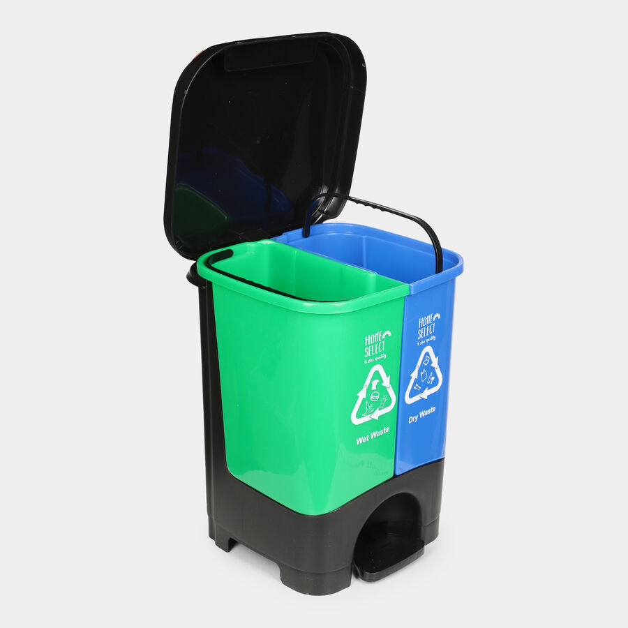 18 L Dual Wet & Dry Dustbin, , large image number null
