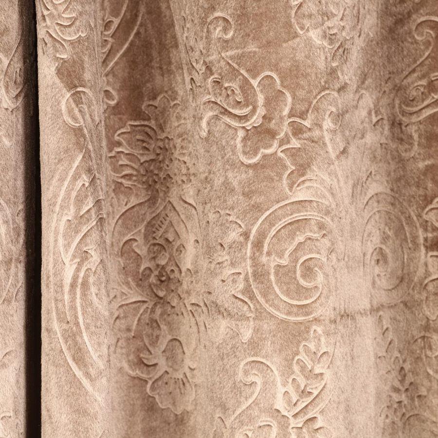5ft. Brown Window Curtain, , large image number null