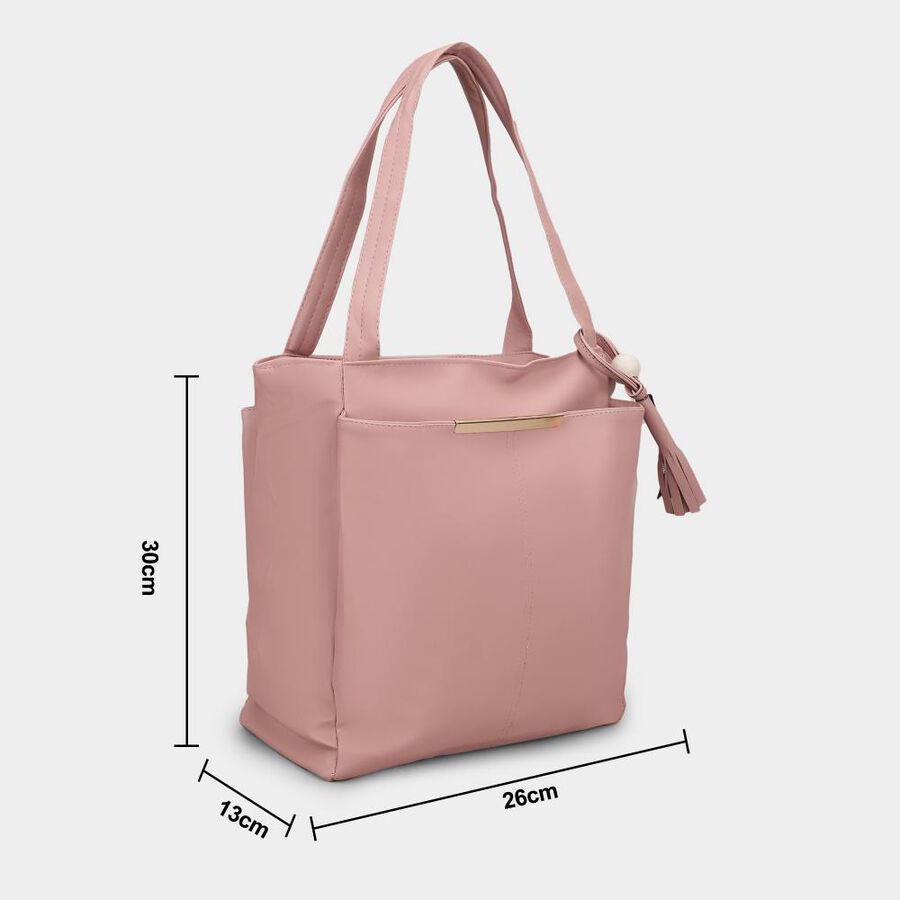 Women's Pink Pu Bag, , large image number null