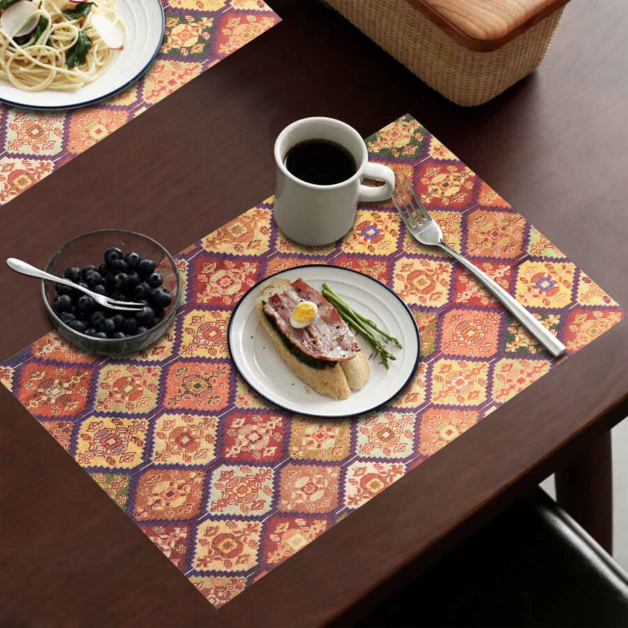 Pvc Table Mat Set of 6, , large image number null