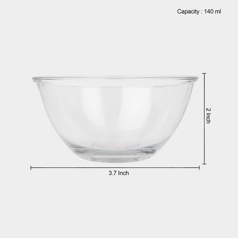 Home Finery 130 ml Glass Bowl Vishal Mega Mart India