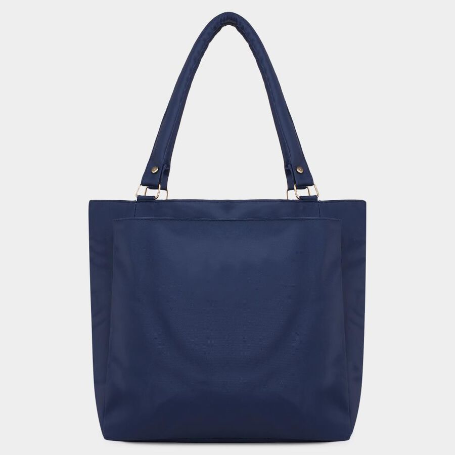 Women's Blue Polyurethane Hand Bag, , large image number null
