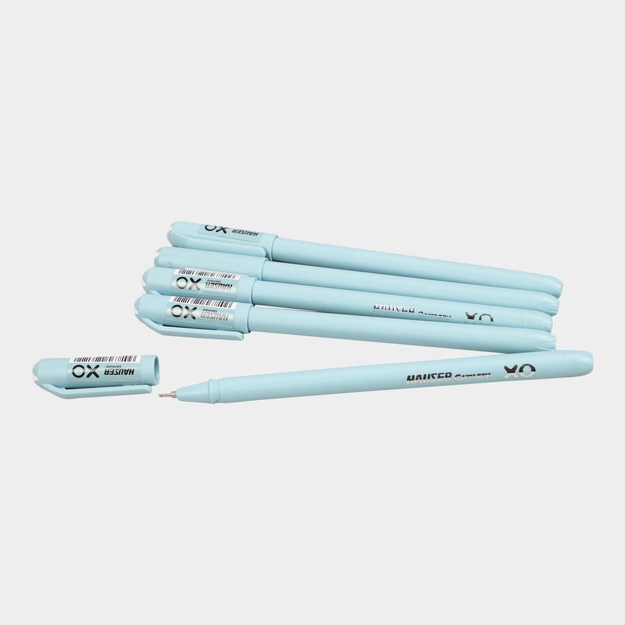 5 Blue Pen Set, , large image number null