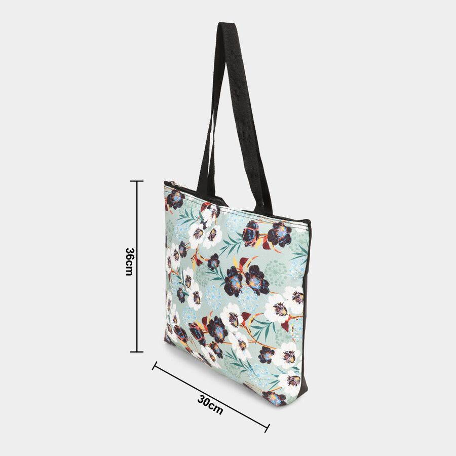 Women's Colour Block Fabric-Polyester Tote Bag, , large image number null