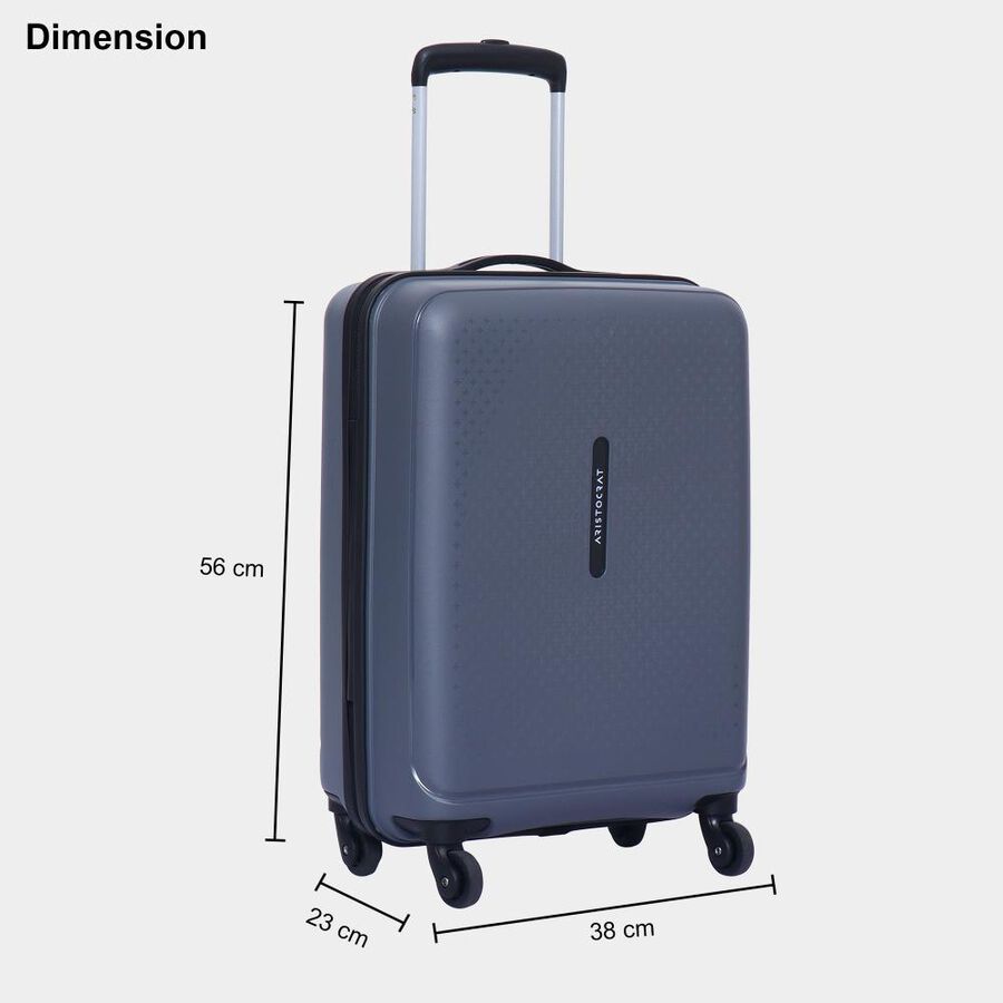 Hard Dark Grey Polypropylene Trolley, , large image number null