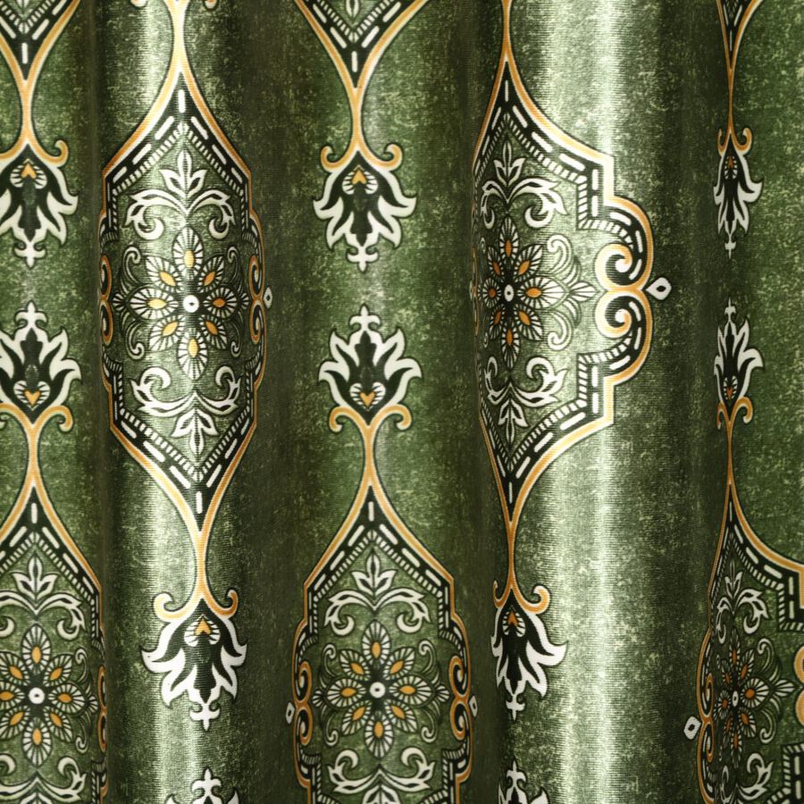 5ft. Dark Green Window Curtain, , large image number null