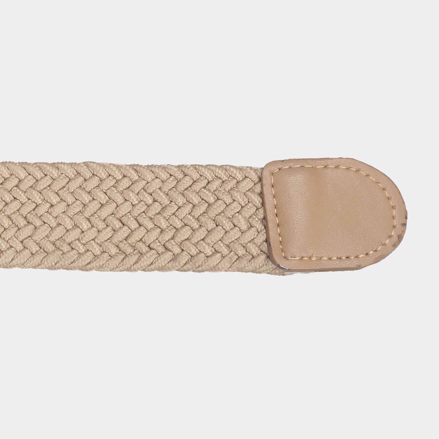 Women's Beige Polyurethane Belt, , large image number null