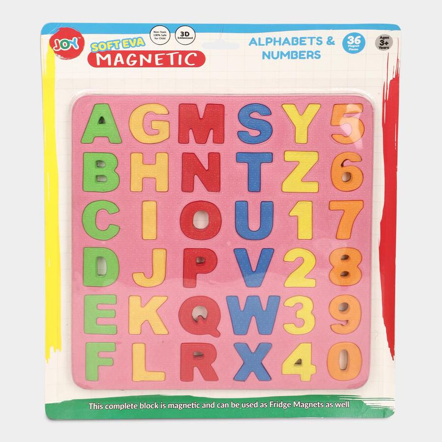 Kid's Magnetic Alpha Numeric Puzzle, , large image number null