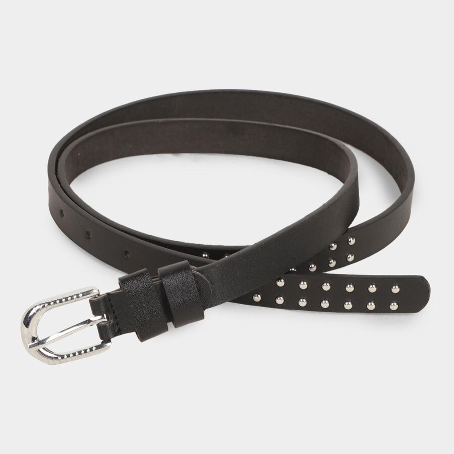 Women's Brown Polyurethane Belt, , large image number null