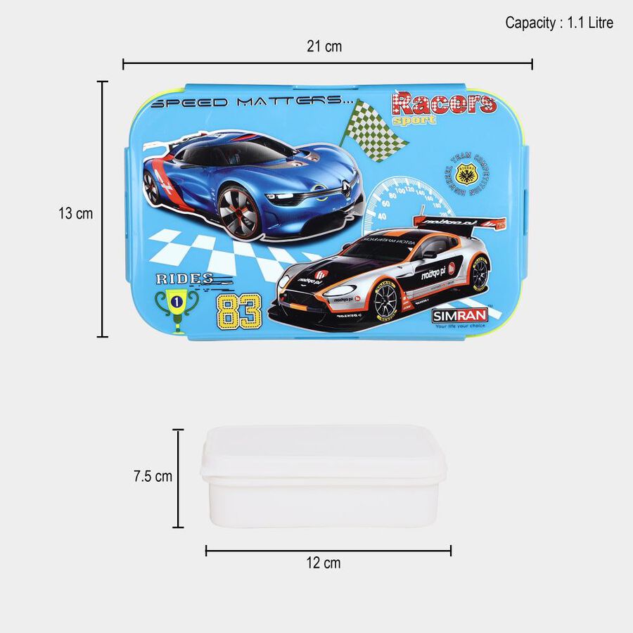 Plastic Lunch Box With Container, , large image number null