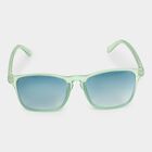 Kid's Plastic Clear Glass Round Sunglasses, , small image number null