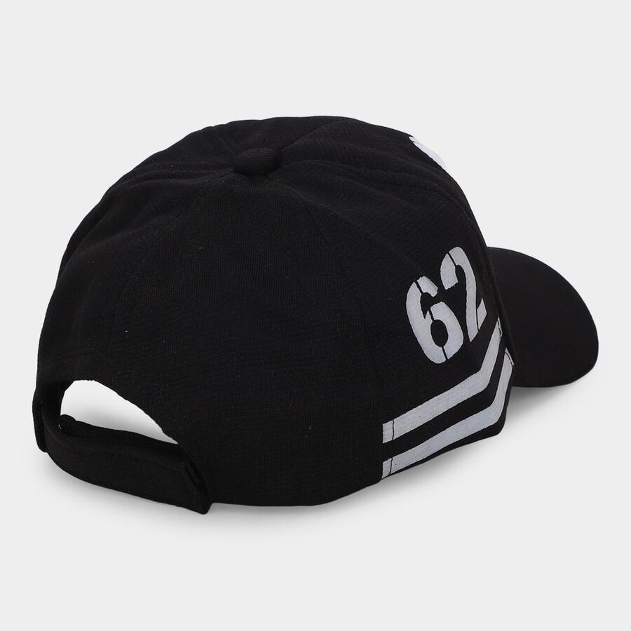 Kid's Black Fabric Cap, , large