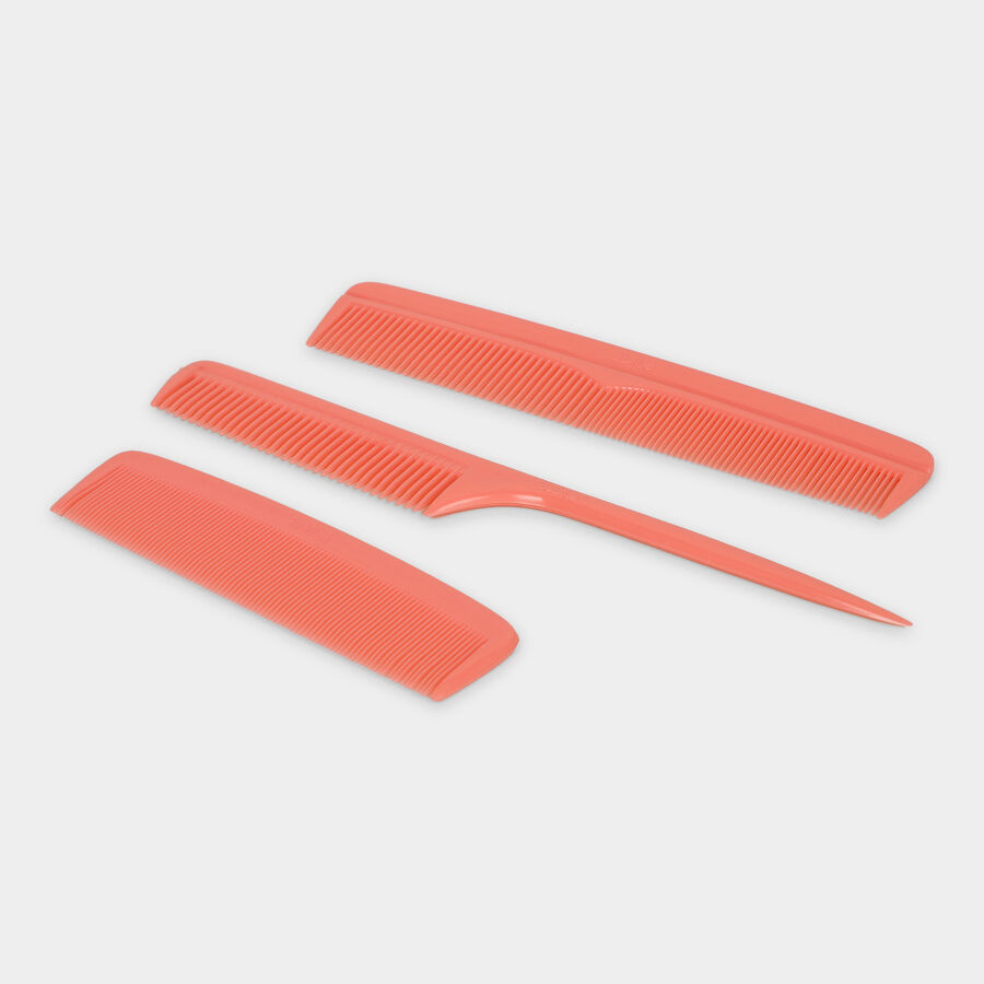 Plastic Hair Comb Set of 4, , large image number null
