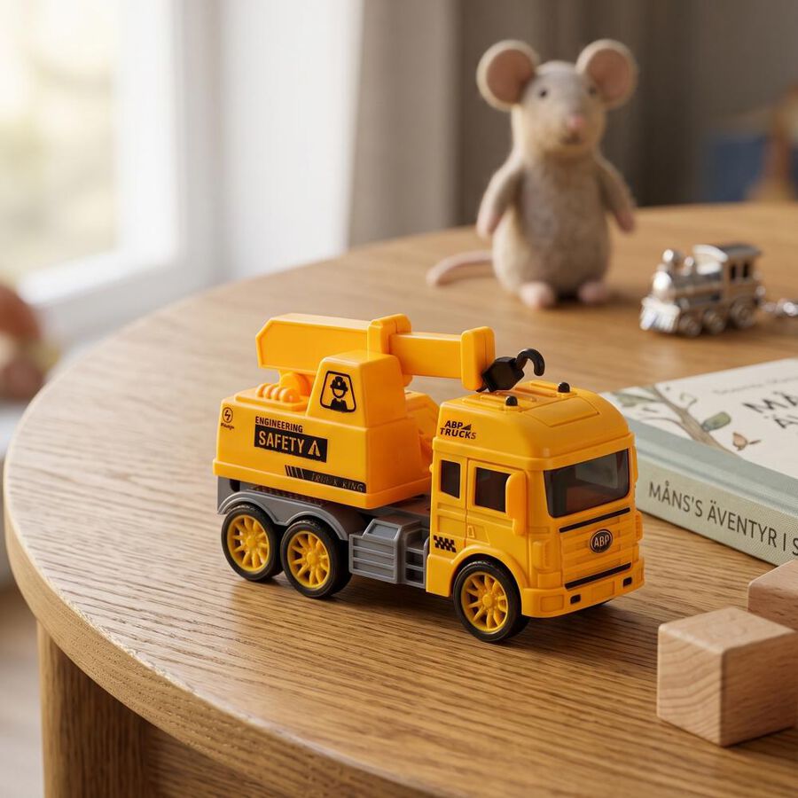 Kid's Yellow Plastic Car, , large