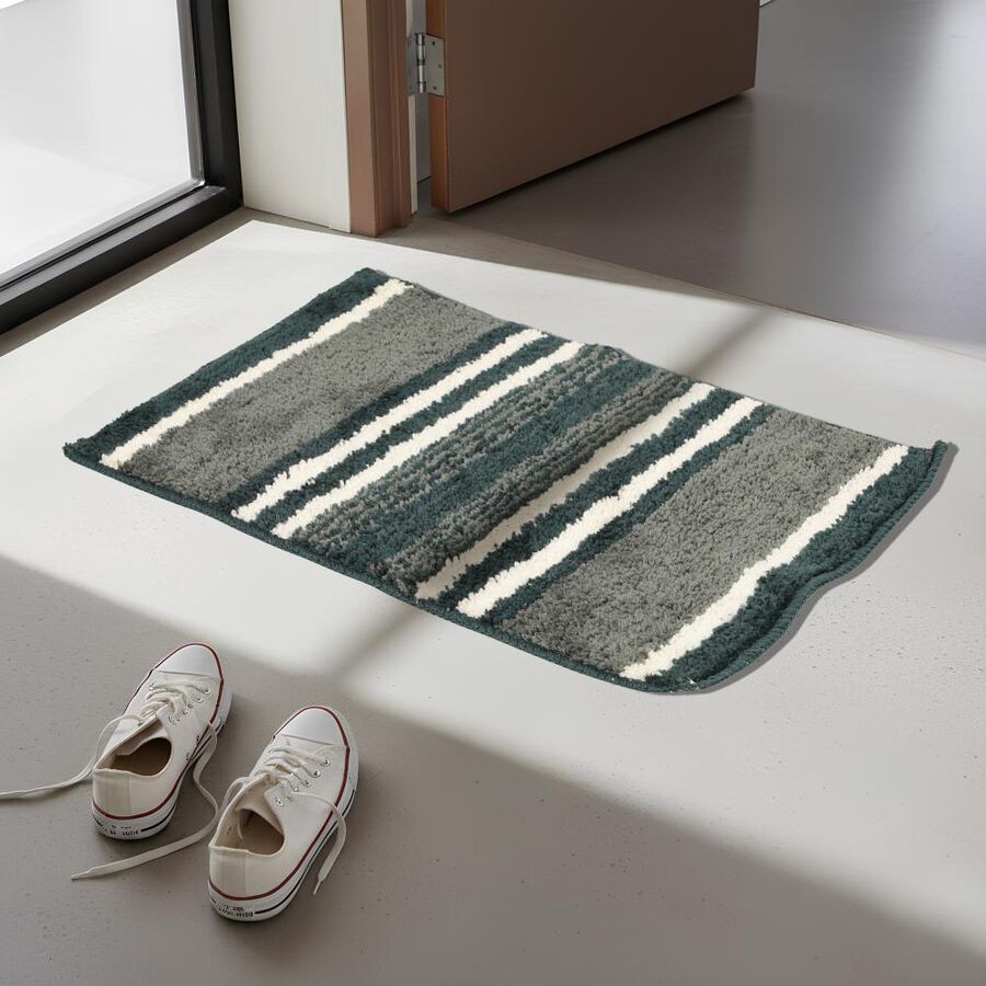 Grey Polyester Door Mat, , large image number null