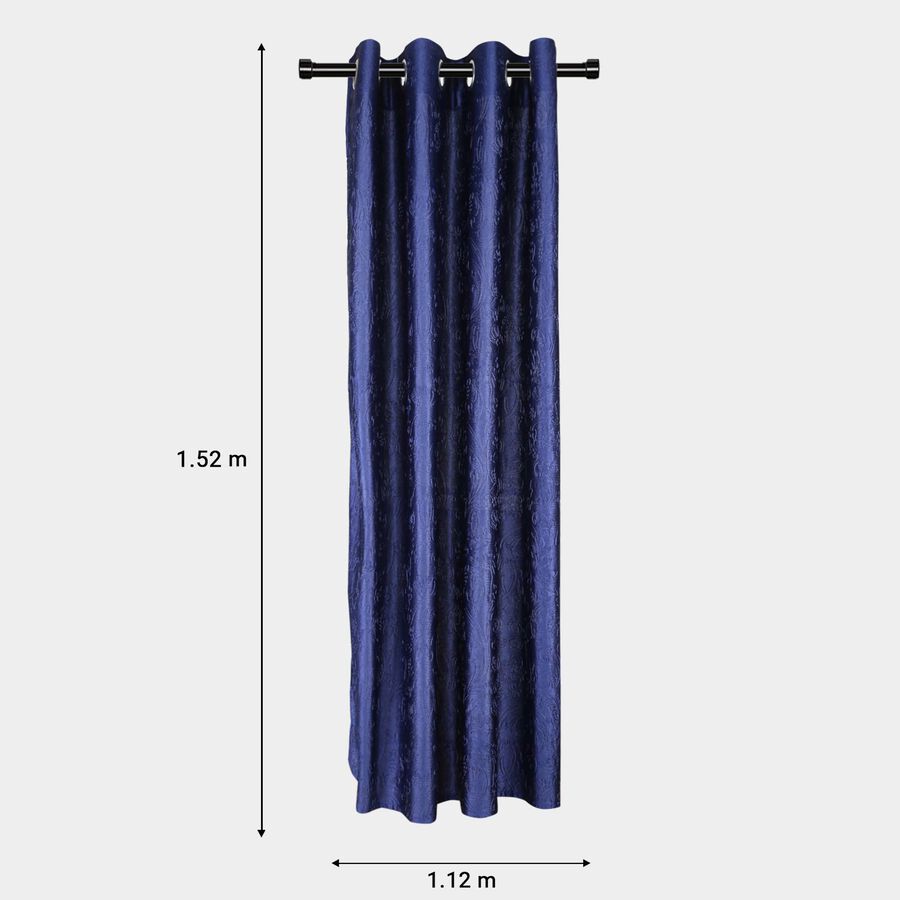 5ft. Blue Window Curtain, , large image number null