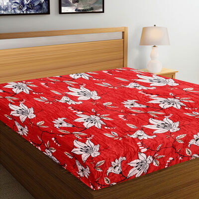 Blue Microfiber Bedcover
