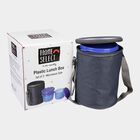 Plastic Lunch Box - 3 Containers With Bag, , small image number null
