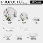 Melamine Dinner Set 40 Pcs, , small image number null