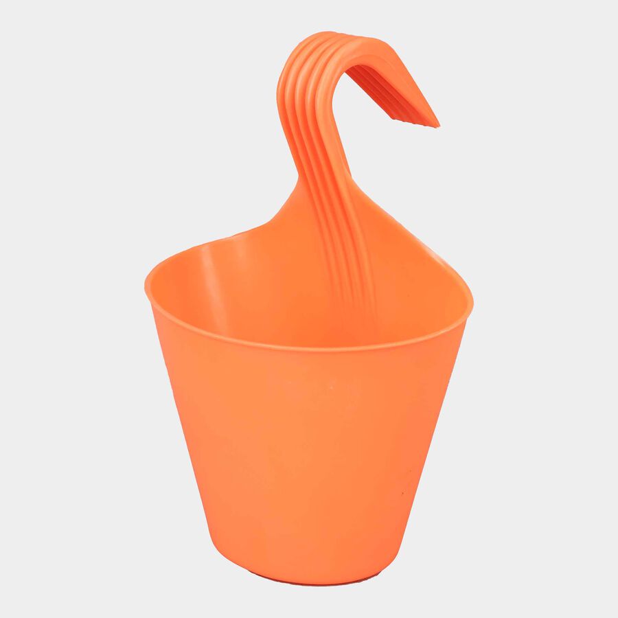 Orange Plastic Planter, , large image number null