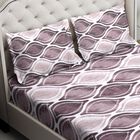 120 GSM White Microfiber Double Bedsheet , , small