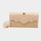 Women's Tan Polyurethane Clutch Bag, , small image number null