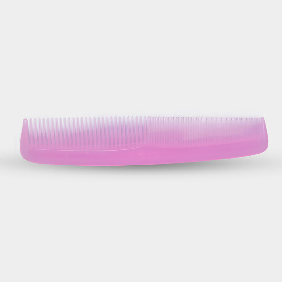 Plastic Hair Comb, Set of 2 - Colour/Design May Vary, , large image number null