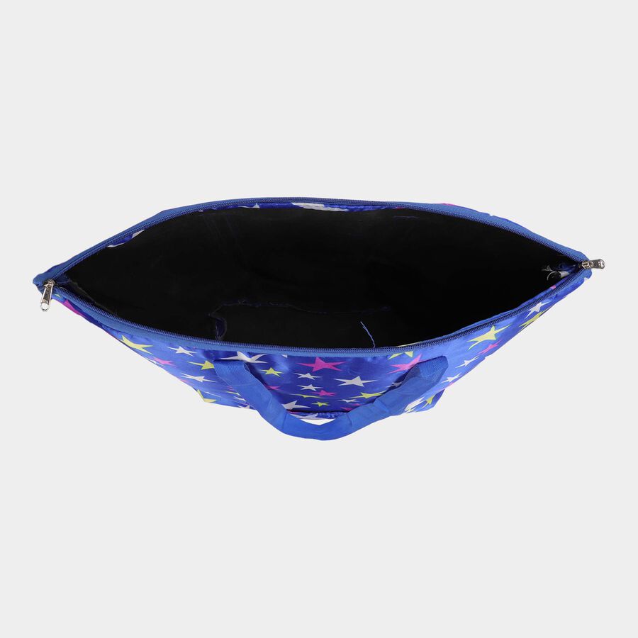 Blue Fabric-Polyester Bag, , large image number null