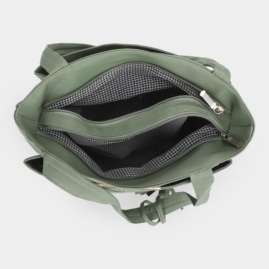 Women's Olive Pu Bag, , large