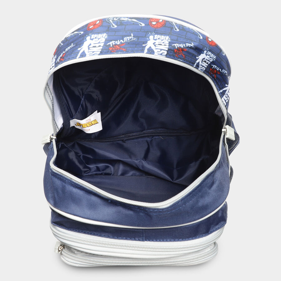 Spider Man Printed Fabric Backpack, , large