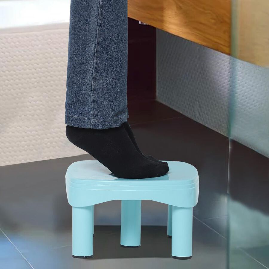Blue Plastic Bath Stool, , large image number null