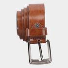Men's Brown Leather Casual Belt, , small image number null