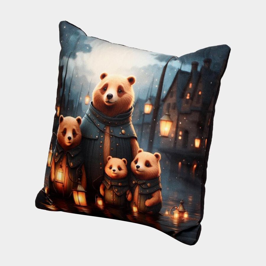 Black Polyester Cushion, , large image number null