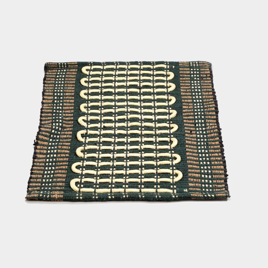 Green Polyester Door Mat, , large image number null