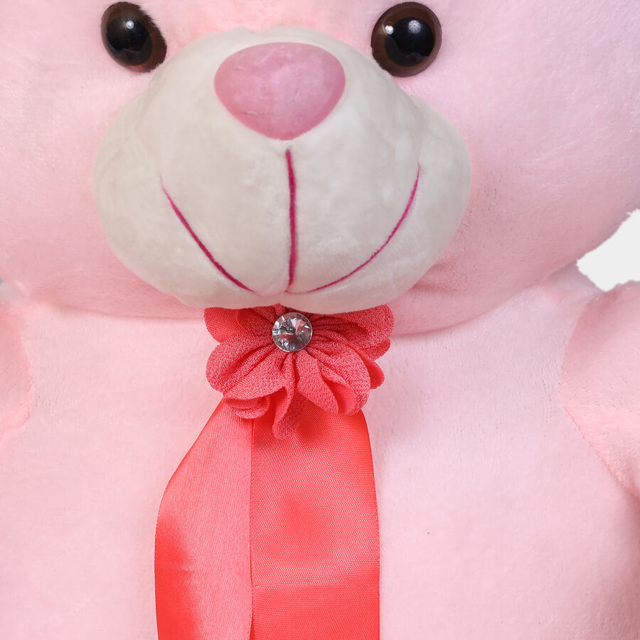 Large Huggable Teddy Bear With Bow, , large image number null