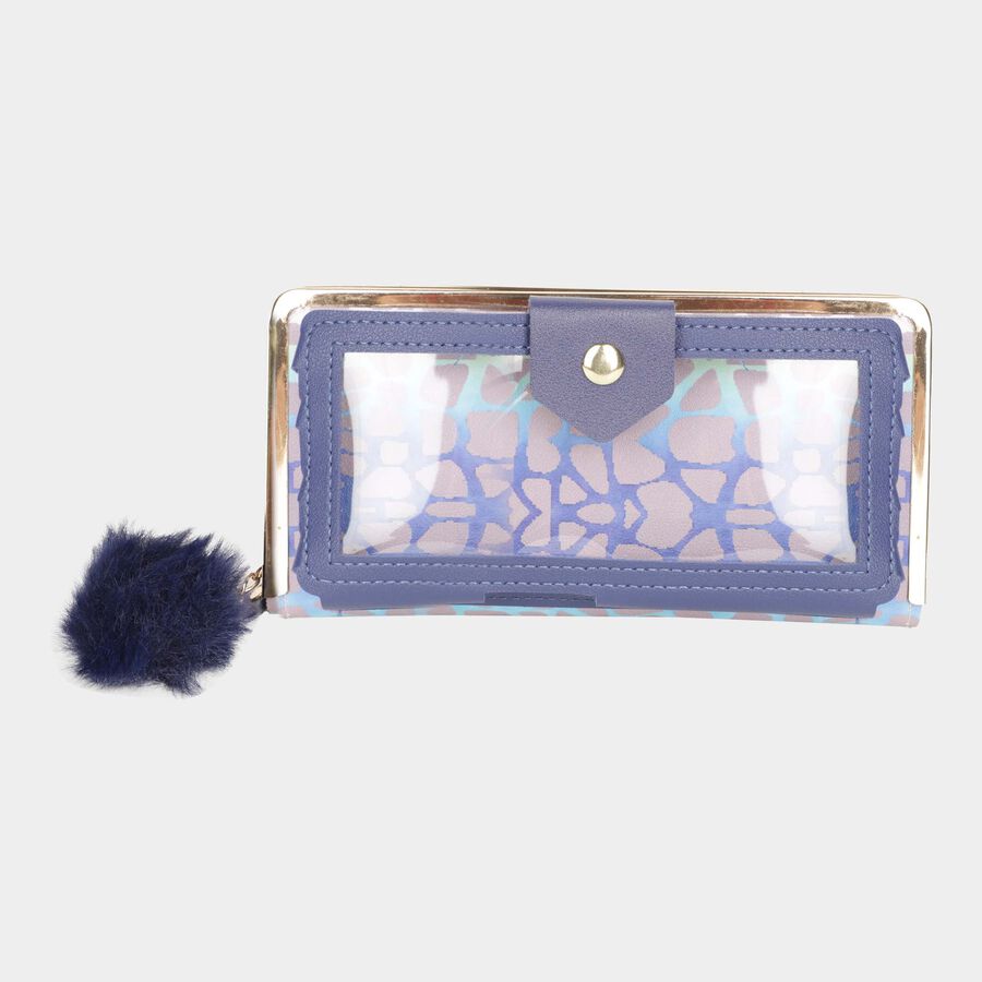 Women's Polyurethane Zipper Hand Pouch, , large image number null