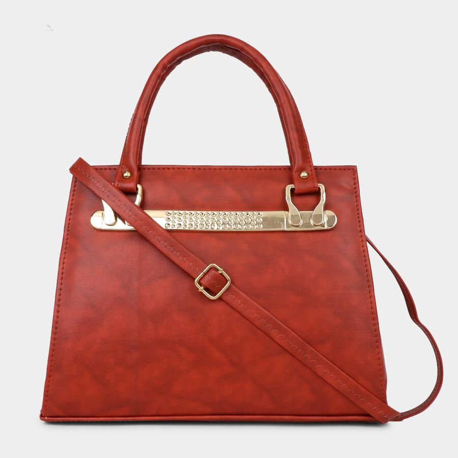 Women's Cherry Polyurethane Hand Bag, , large image number null