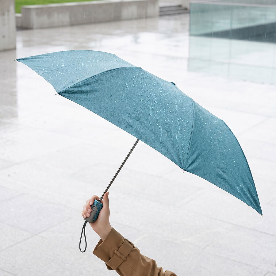 Blue Polyester Umbrella, , large