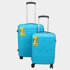 8-Wheel Light Blue PVC Matee Hard Case Trolley, Small + Medium, , small image number null