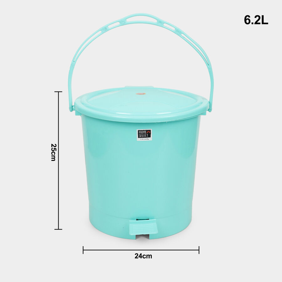6.2Cm Plastic Dustbin, , large image number null