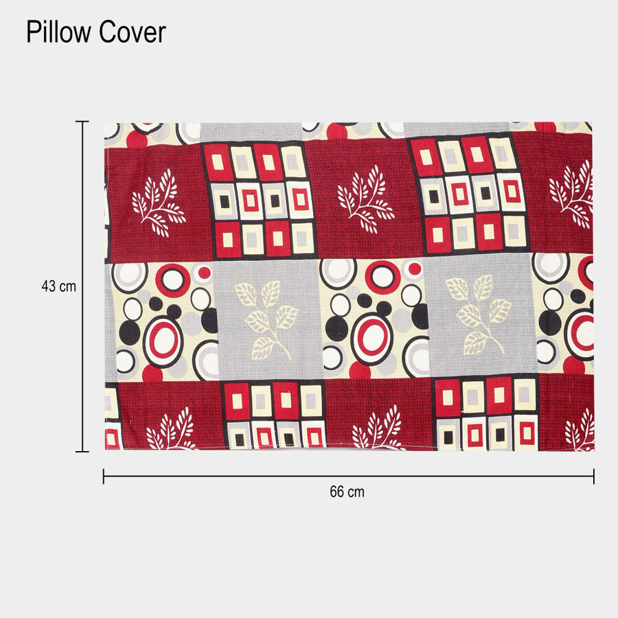 Red Microfiber Double Bedsheet, , large image number null