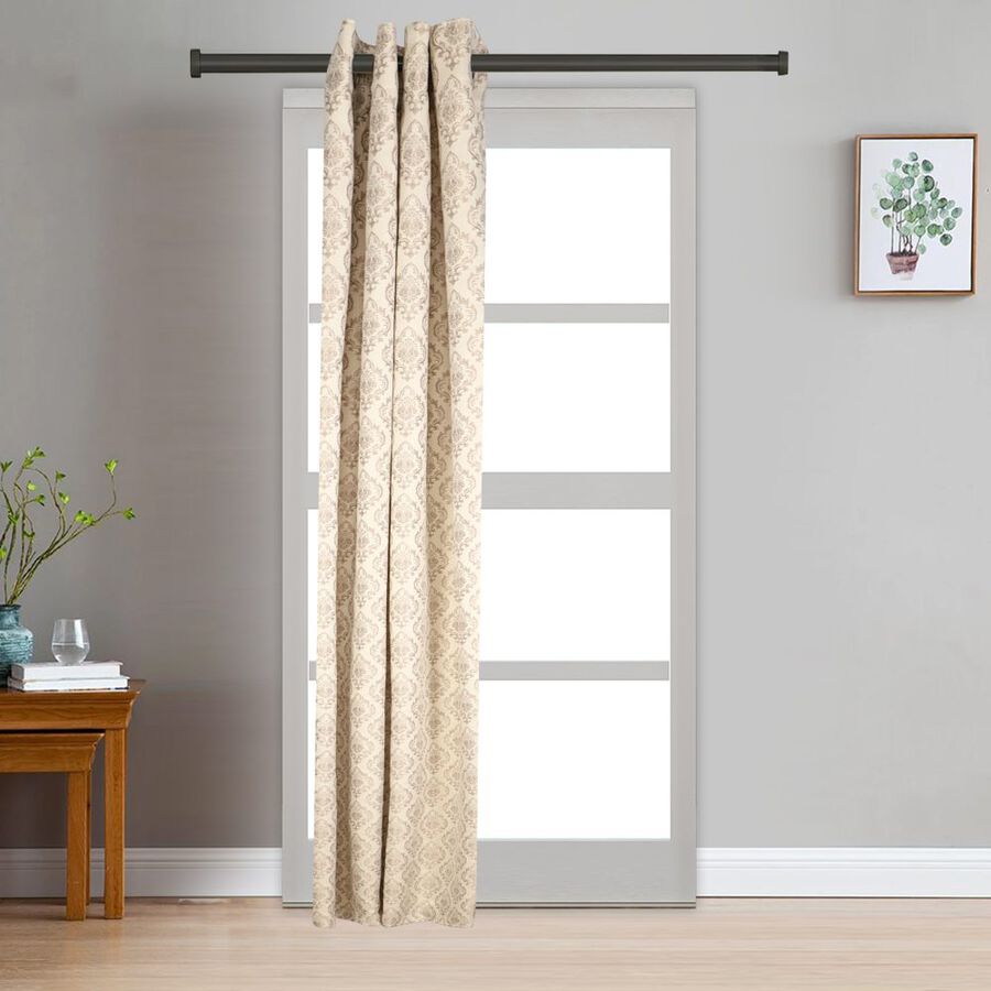 7ft. Cream Polyester Curtain, , large