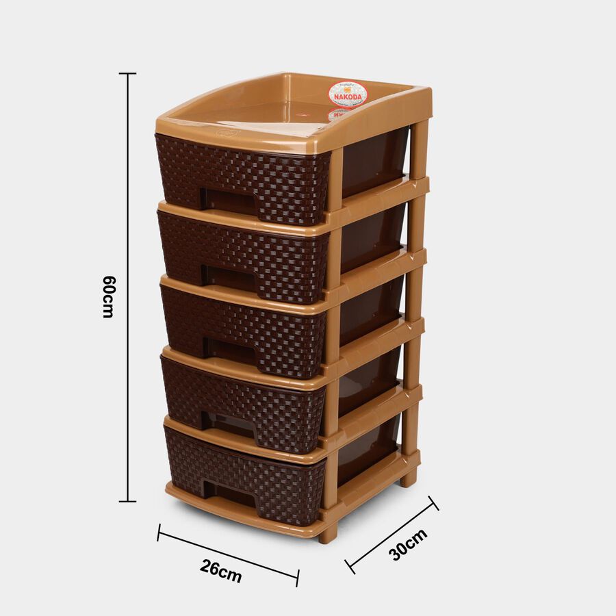 5 Tier Plastic Multipurpose Rack, , large image number null