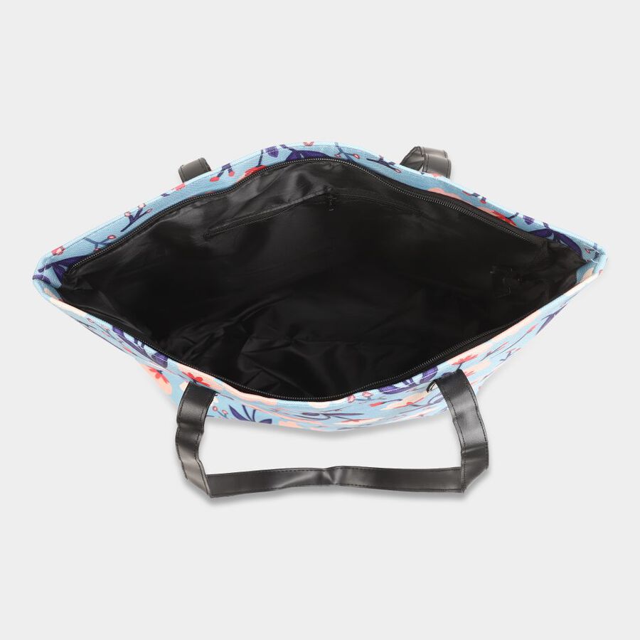 Women's Colour Block Fabric-Polyester Tote Bag, , large image number null