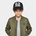 Kid's Black Fabric Cap, , small